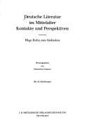 Tapa de Deutsche Literatur im Mittelalter