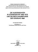 Tapa de Die Ausgrabungen in Gönnersdorf 1968-1976 und die Siedlungsbefunde der Grabung 1968