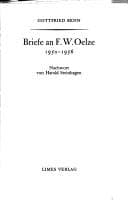 Tapa de Ausgewählte Briefe