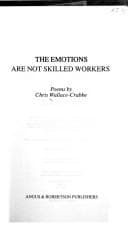 Tapa de The emotions are not skilled workers