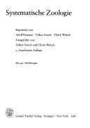 Tapa de Systematische Zoologie