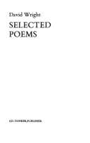 Tapa de Selected poems