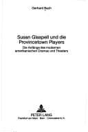 Tapa de Susan Glaspell und die Provincetown players