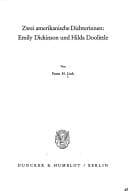 Tapa de Zwei amerikanische Dichterinnen, Emily Dickinson und Hilda Doolittle