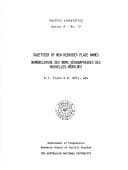 Tapa de Gazetteer of New Hebrides place names =