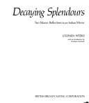 Tapa de Decaying splendours