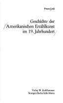 Tapa de Geschichte der amerikanischen Erzählkunst im 19. Jahrhundert