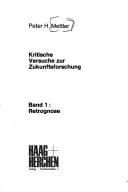 Tapa de Kritische Versuche zur Zukunftsforschung