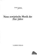 Tapa de Neue sowjetische Musik der 20er Jahre