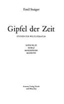 Tapa de Gipfel der Zeit