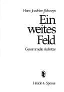 Tapa de Ein weites Feld