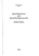 Tapa de Sprachbarrieren und Sprachkompensatorik