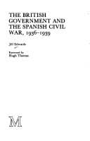 Tapa de The British government and the Spanish Civil War, 1936-1939