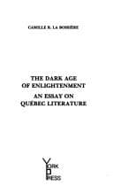 Tapa de The dark age of enlightenment