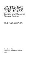 Tapa de Entering the maze