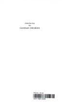 Tapa de Introducing the German idealists