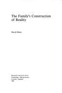 Tapa de The family's construction of reality