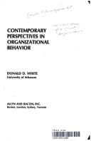 Tapa de Contemporary perspectives in organizational behavior