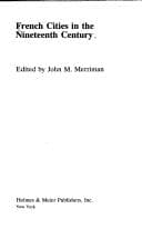 Tapa de French cities in the nineteenth century