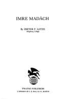Tapa de Imre Madách