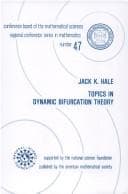 Tapa de Topics in dynamic bifurcation theory