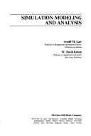 Tapa de Simulation modeling and analysis