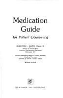 Tapa de Medication guide for patient counseling