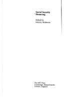 Tapa de Social security financing