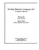 Tapa de Teaching elementary language arts