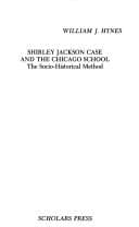 Tapa de Shirley Jackson Case and the Chicago School