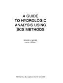 Tapa de A guide to hydrologic analysis using SCS methods