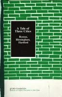 Tapa de A Tale of three cities, Boston, Birmingham, Hartford