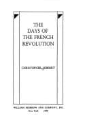 Tapa de The days of the French Revolution