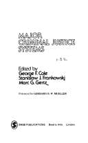 Tapa de Major criminal justice systems