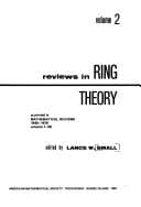 Tapa de Reviews in ring theory