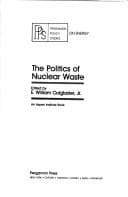Tapa de The Politics of nuclear waste