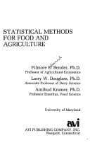 Tapa de Statistical methods for food and agriculture