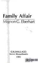 Tapa de Family affair