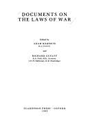 Tapa de Documents on the laws of war