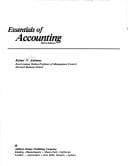 Tapa de Essentials of accounting