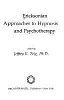 Tapa de Ericksonian Approaches to Hypnosis and Psychotherapy