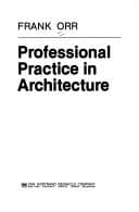 Tapa de Professional practice in architecture