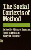 Tapa de The Social contexts of method