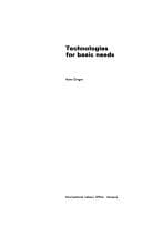 Tapa de Technologies for basic needs