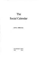 Tapa de The social calendar