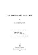 Tapa de The Secretary of State