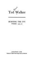 Tapa de Burning the ivy