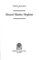 Tapa de Gerard Manley Hopkins