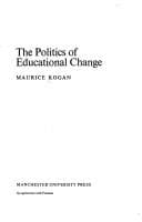 Tapa de The politics of educational change