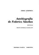 Tapa de Autobiografía de Federico Sánchez